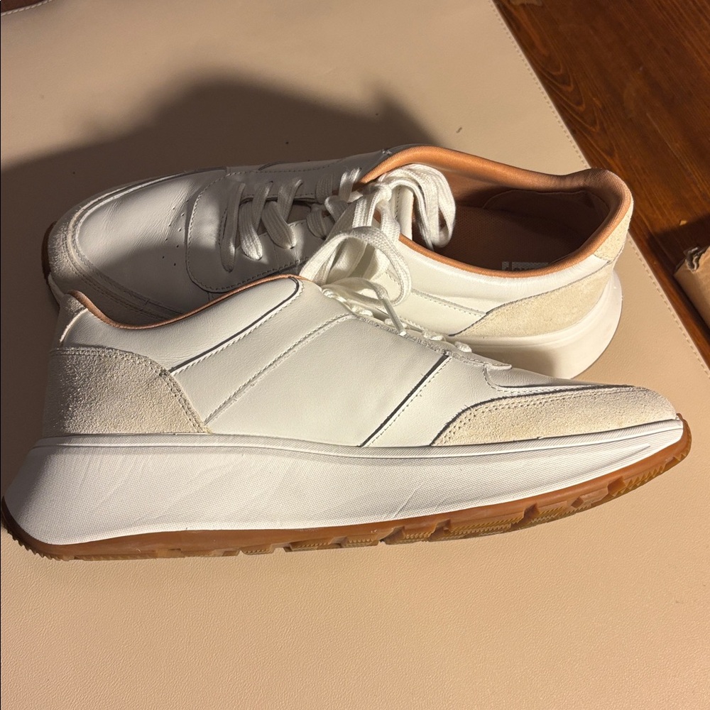 Fitflop White and Tan Casual Shoes - Picture 4 of 8